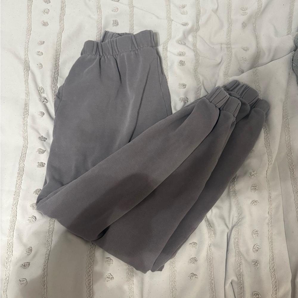 Brandy Melville Gray Track Pants
